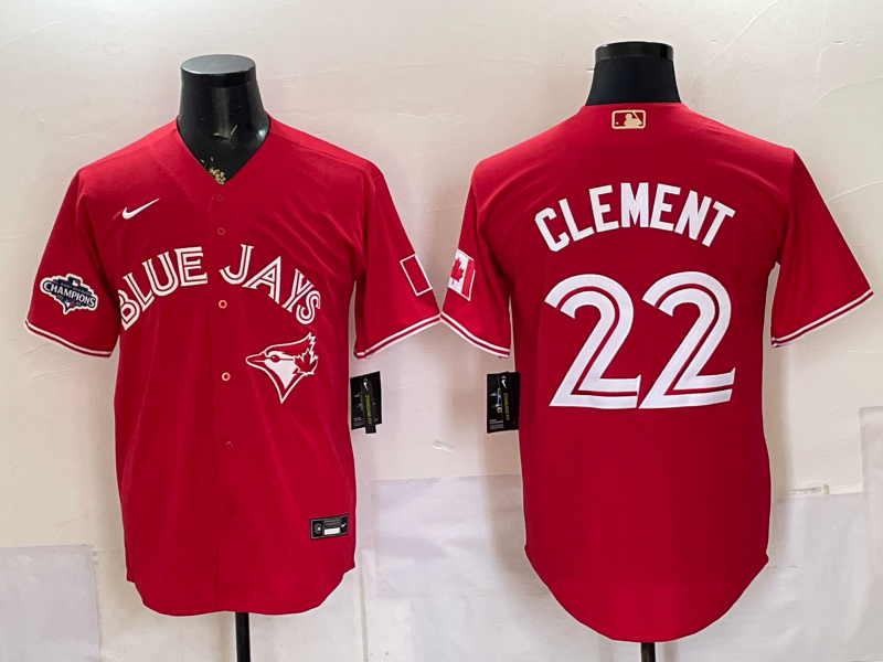Men 2026 Toronto Blue Jays #22 Clement red Game Nike MLB Jersey 0904001